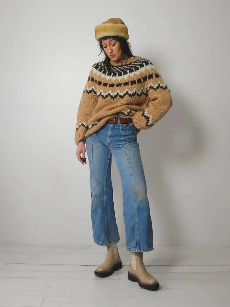 1970's Italian Hand Knit Sweater