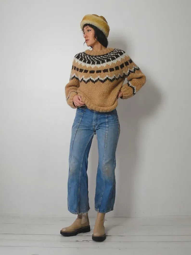 1970's Italian Hand Knit Sweater