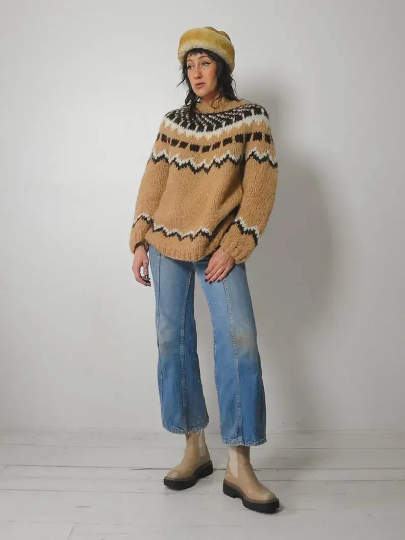 1970's Italian Hand Knit Sweater