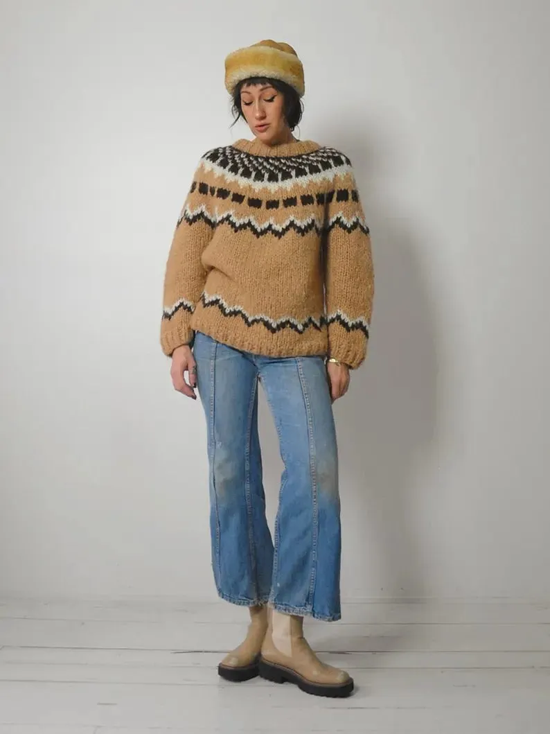 1970's Italian Hand Knit Sweater