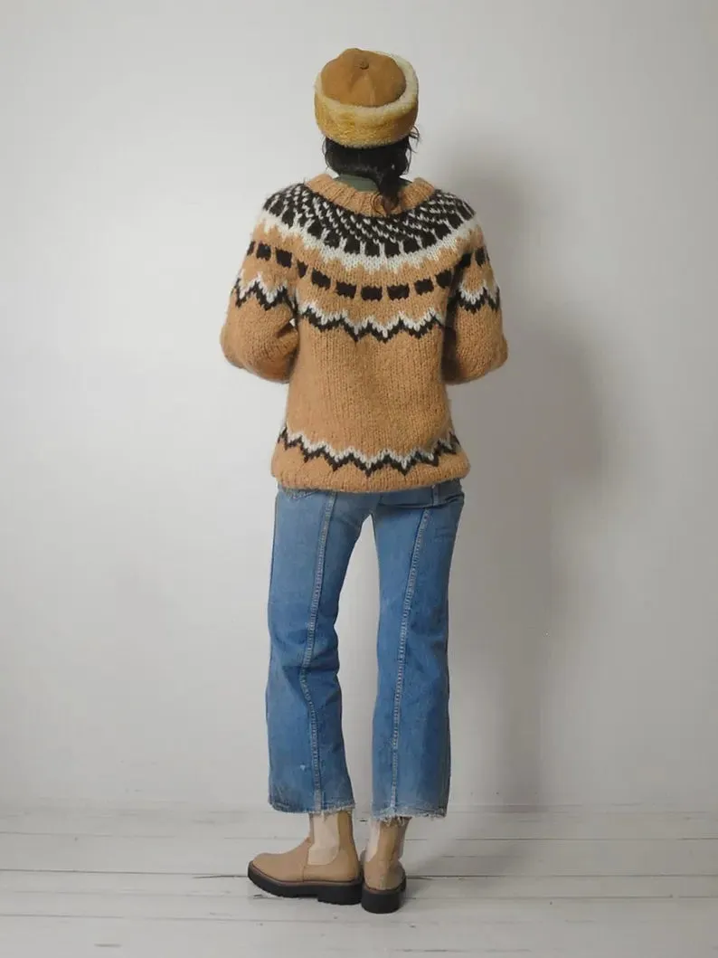 1970's Italian Hand Knit Sweater