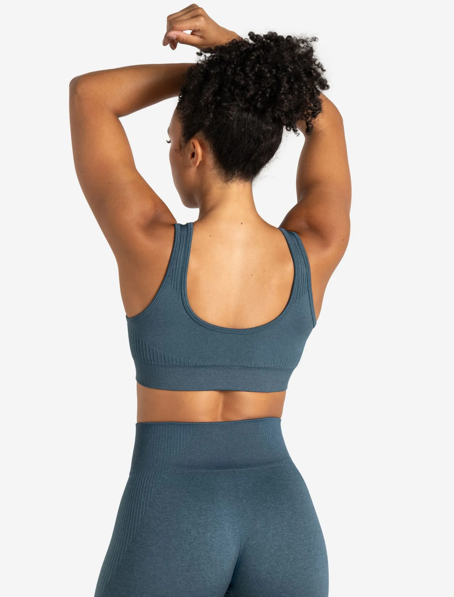 ADAPT 2.0 Seamless Sports Bra - Petrol Blue