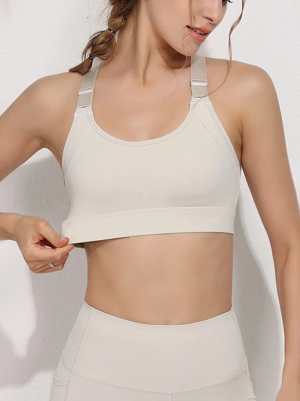 Adjustable High-Impact Shockproof Yoga Training Sports Bra