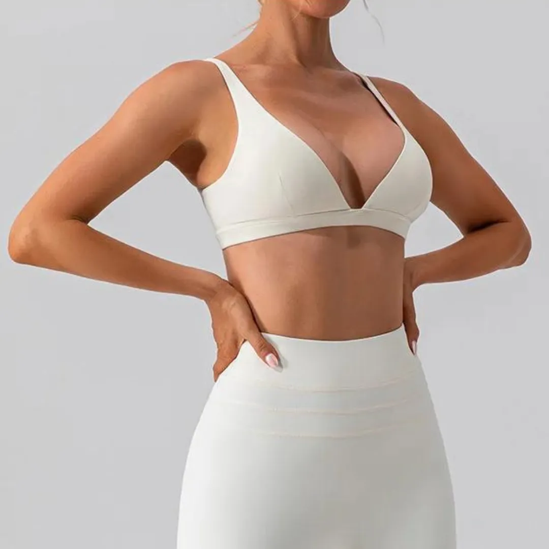 ATHENA V-NECK SPORTS BRA