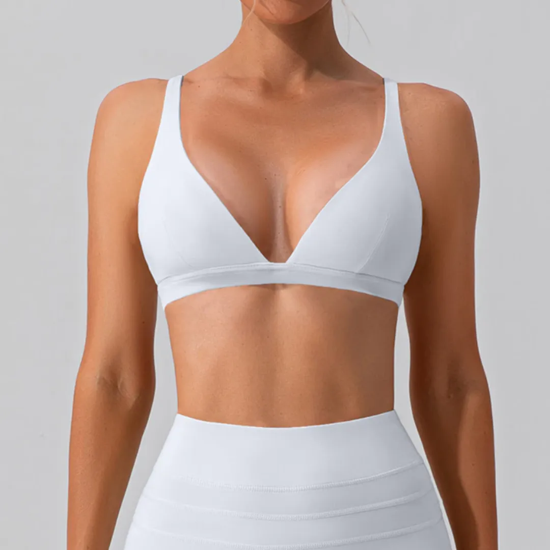 ATHENA V-NECK SPORTS BRA