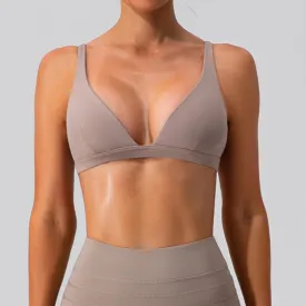 ATHENA V-NECK SPORTS BRA