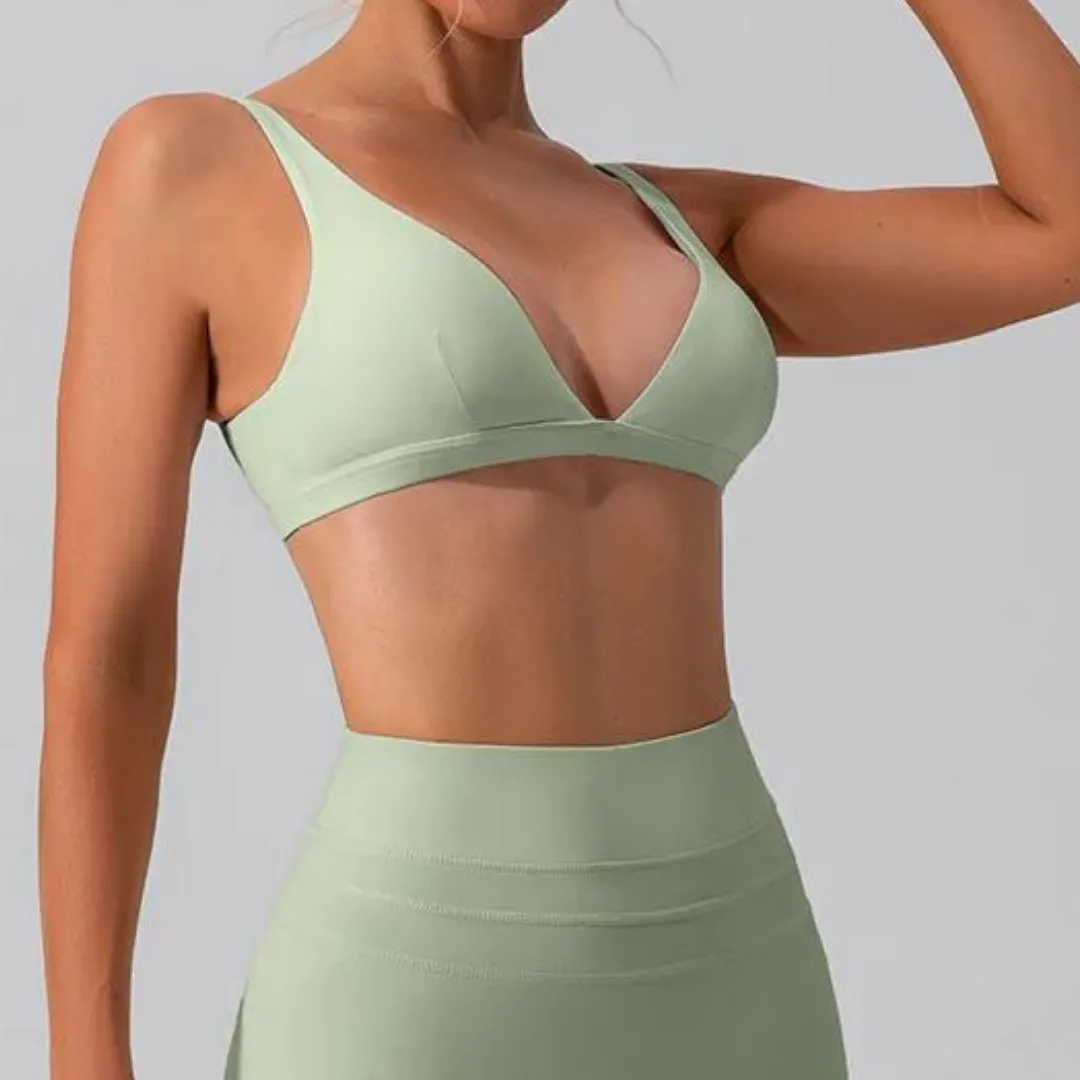 ATHENA V-NECK SPORTS BRA