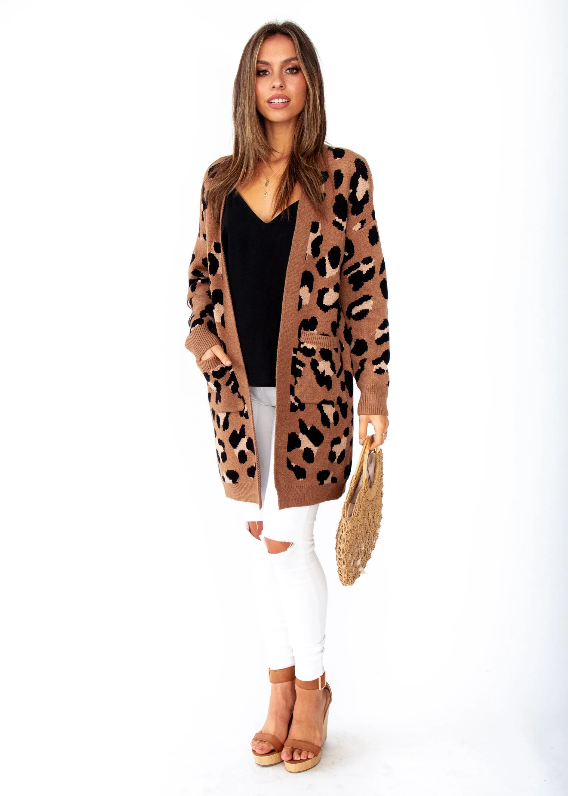 Better Than Ever Cardigan - Mocha Leopard