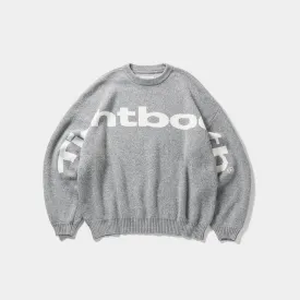 BIG LOGO KNIT SWEATER