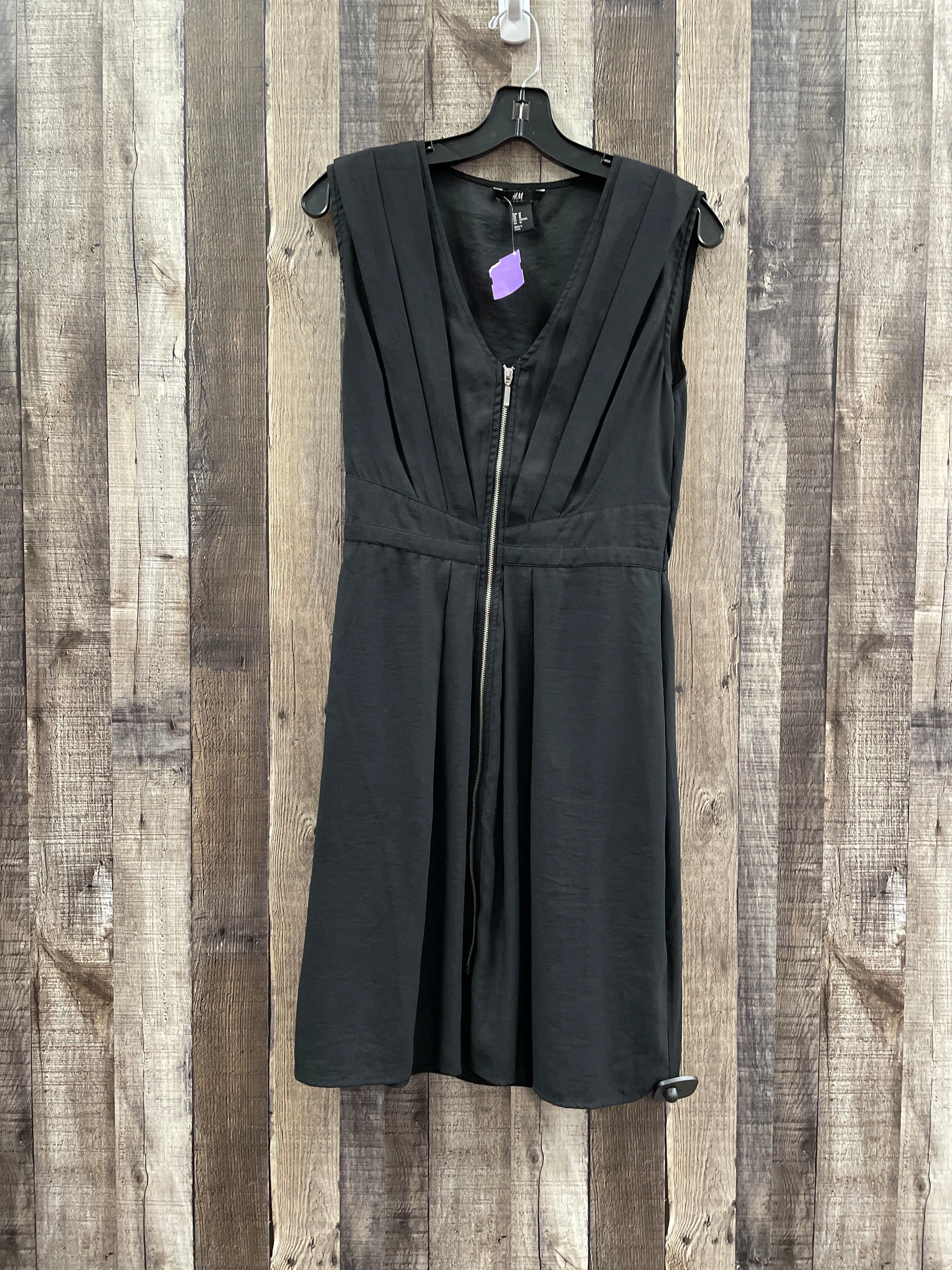 Black Dress Casual Midi H&m, Size M (10)