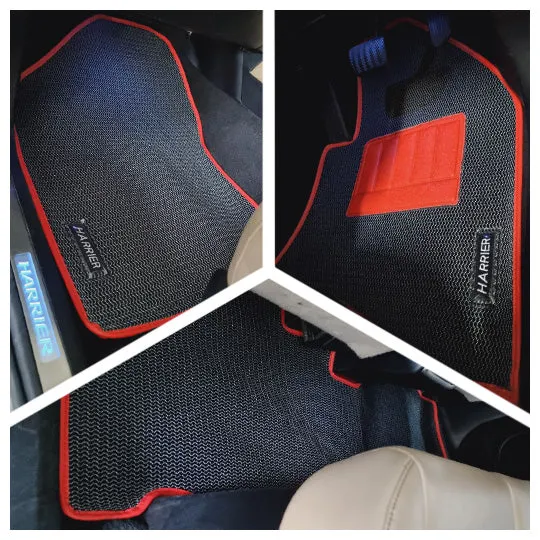 Black Honeycomb Car Mat Set (Custom Made)