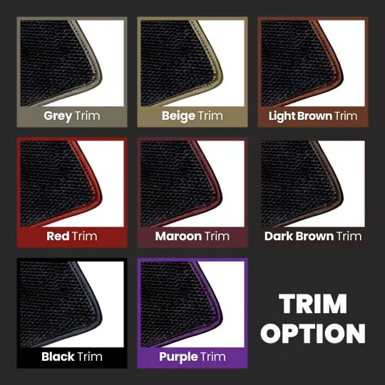 Black Honeycomb Car Mat Set (Custom Made)