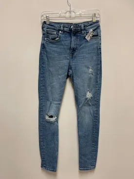 Blue Denim Jeans Skinny H&m, Size 6