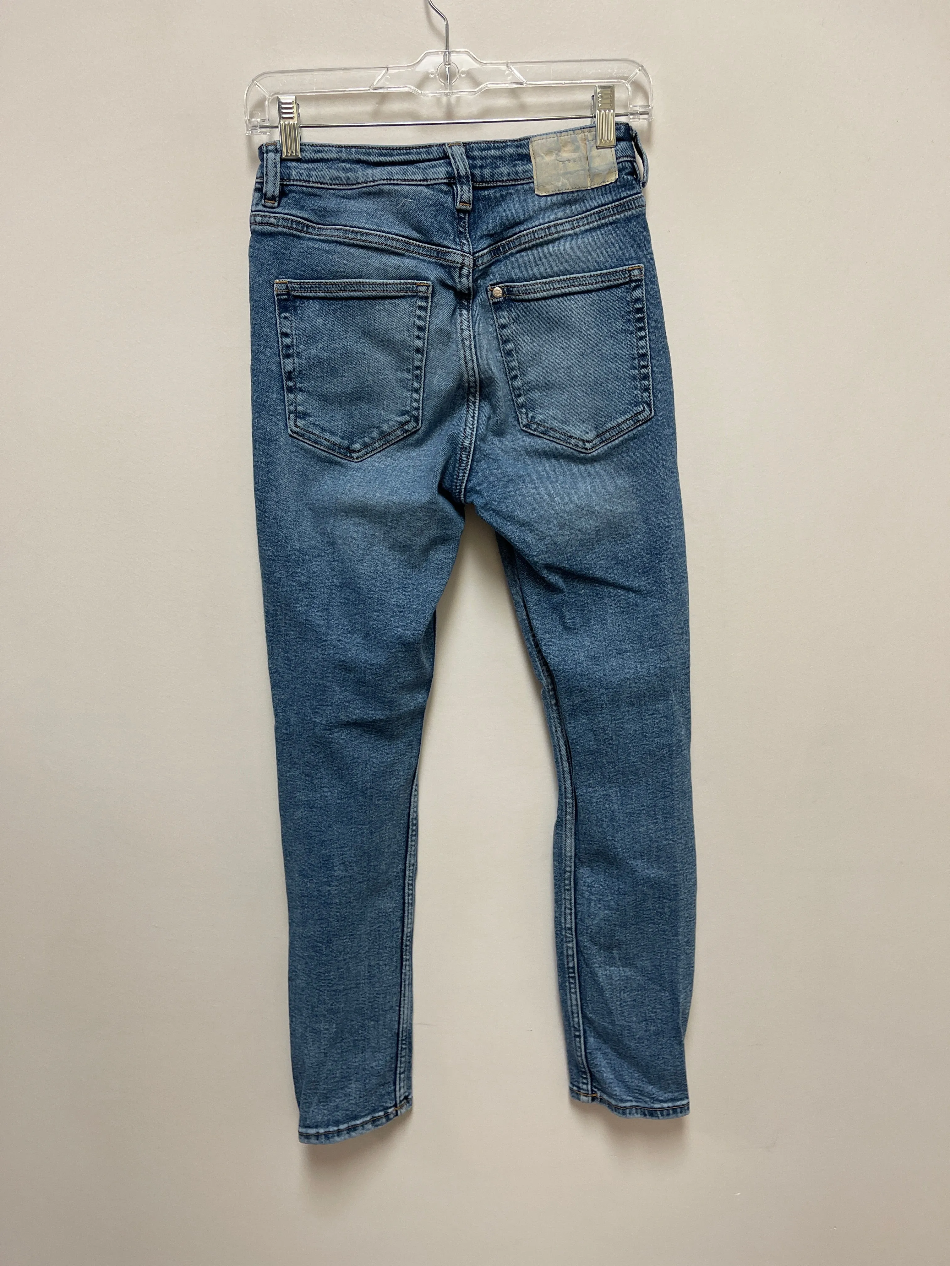 Blue Denim Jeans Skinny H&m, Size 6