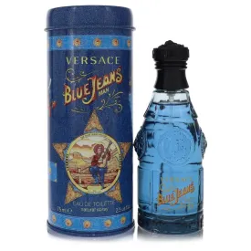 Blue Jeans Eau De Toilette Spray (New Packaging) By Versace Eau De Toilette Spray (New Packaging) (Blue Jeans Eau De Toilette Spray (New Packaging) By Versace)