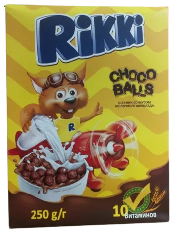 Breakfast Cereal Rikki Choco Balls 250g