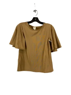 Brown Top Short Sleeve H&m, Size Xs