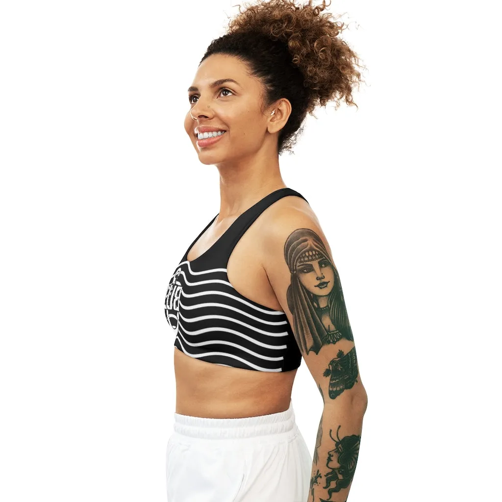 BWB Wavy Logo Seamless Sports Bra