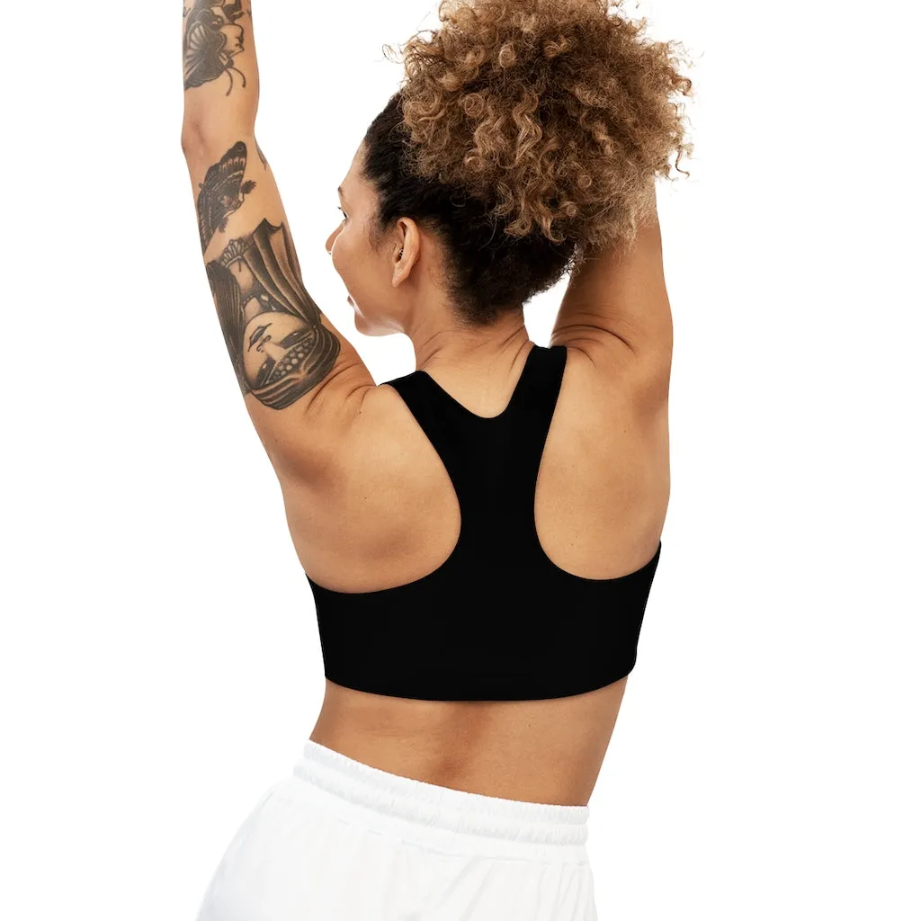 BWB Wavy Logo Seamless Sports Bra