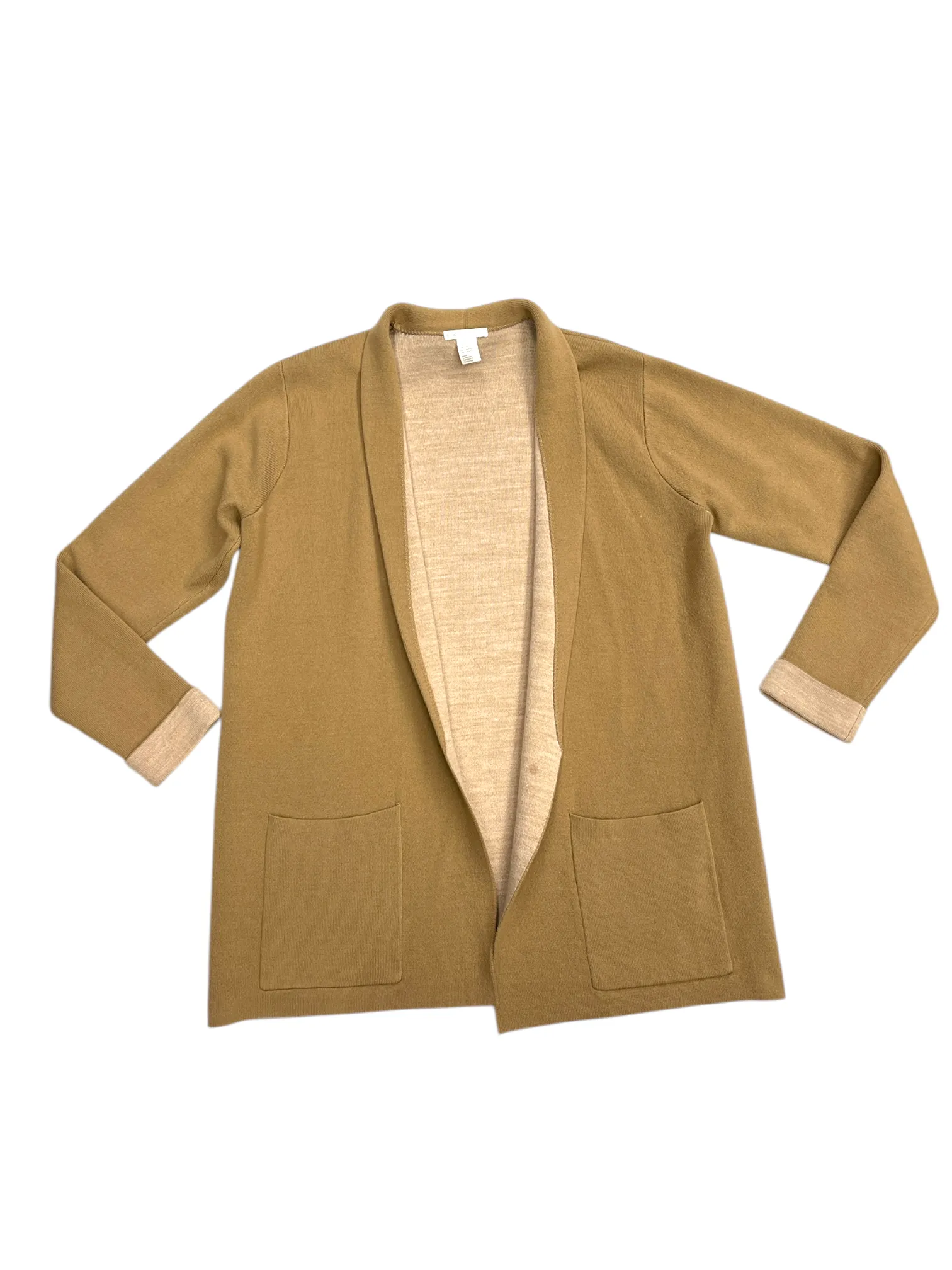 Cardigan By H&m In Brown, Size: Xs