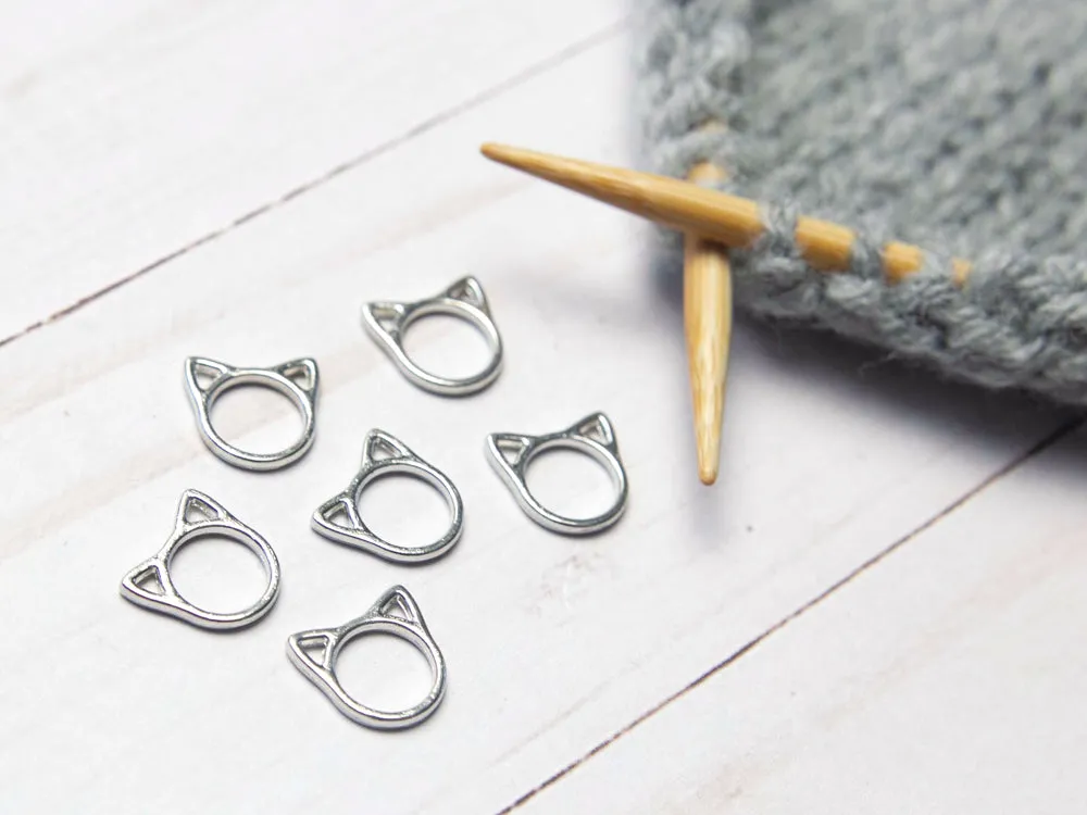 Cat Ears Closed Ring Stitch Markers