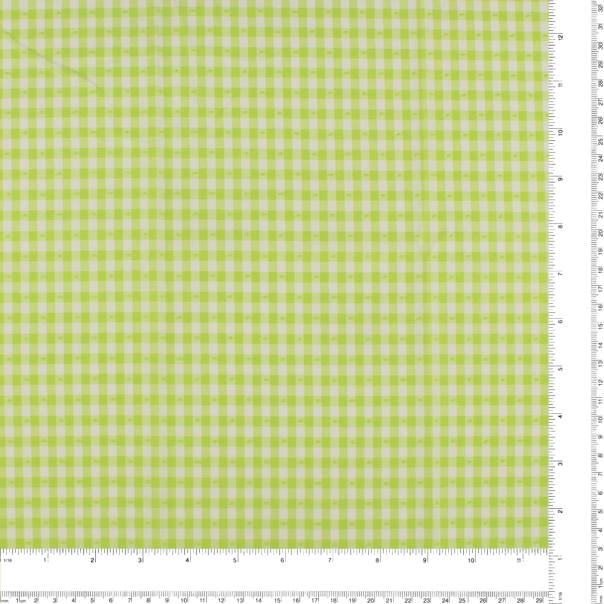 Clipped Gingham - BELLA - 003 - Lime