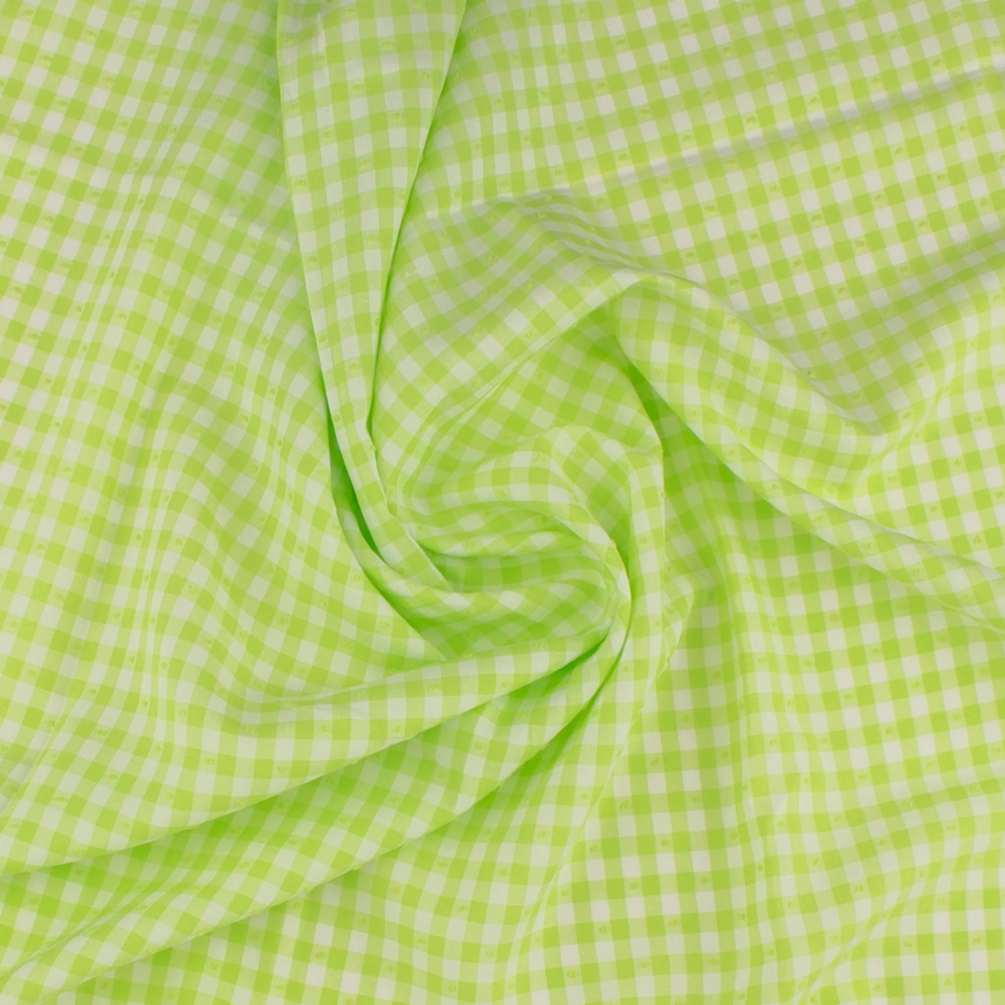 Clipped Gingham - BELLA - 003 - Lime