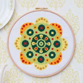 Coats & Clark Flower In Embroidery Hoop