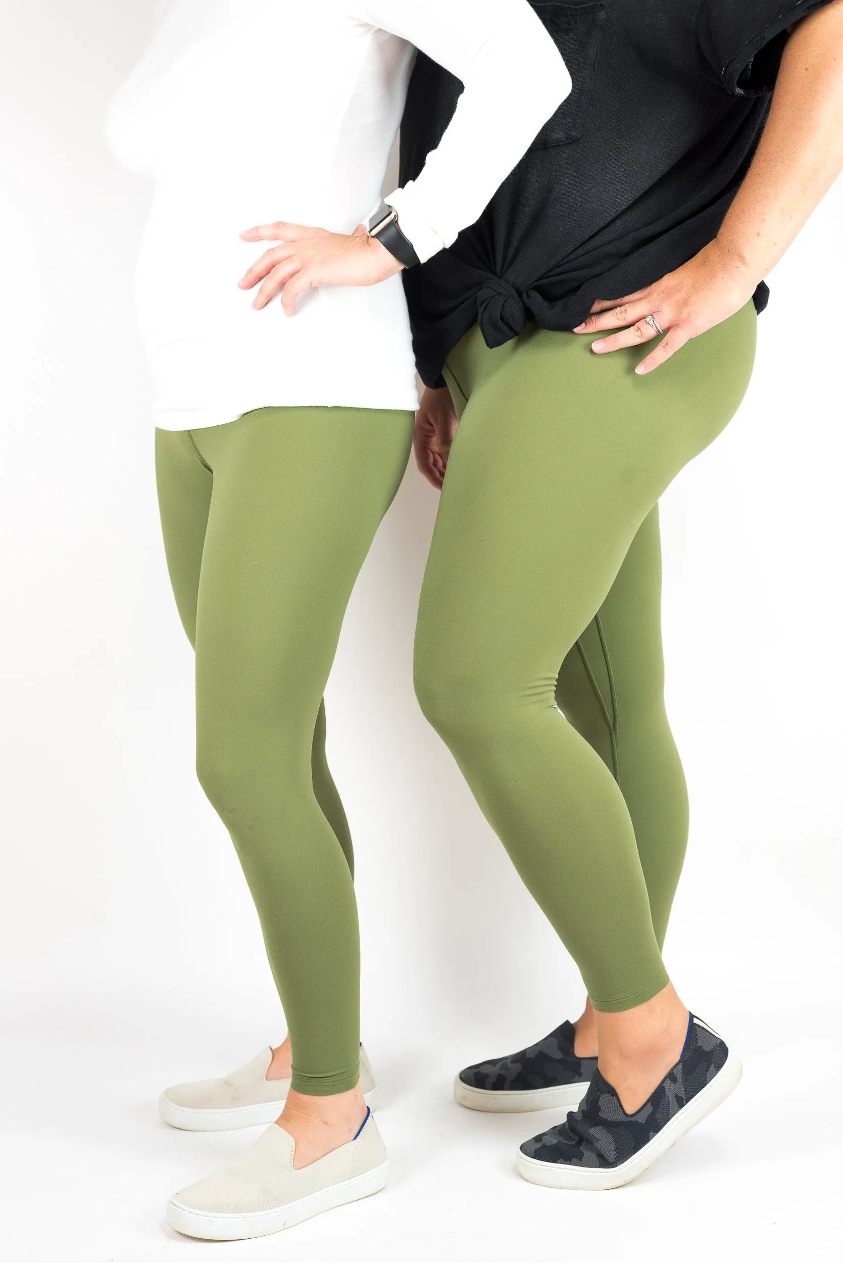 Comfort Legging in Olive Green