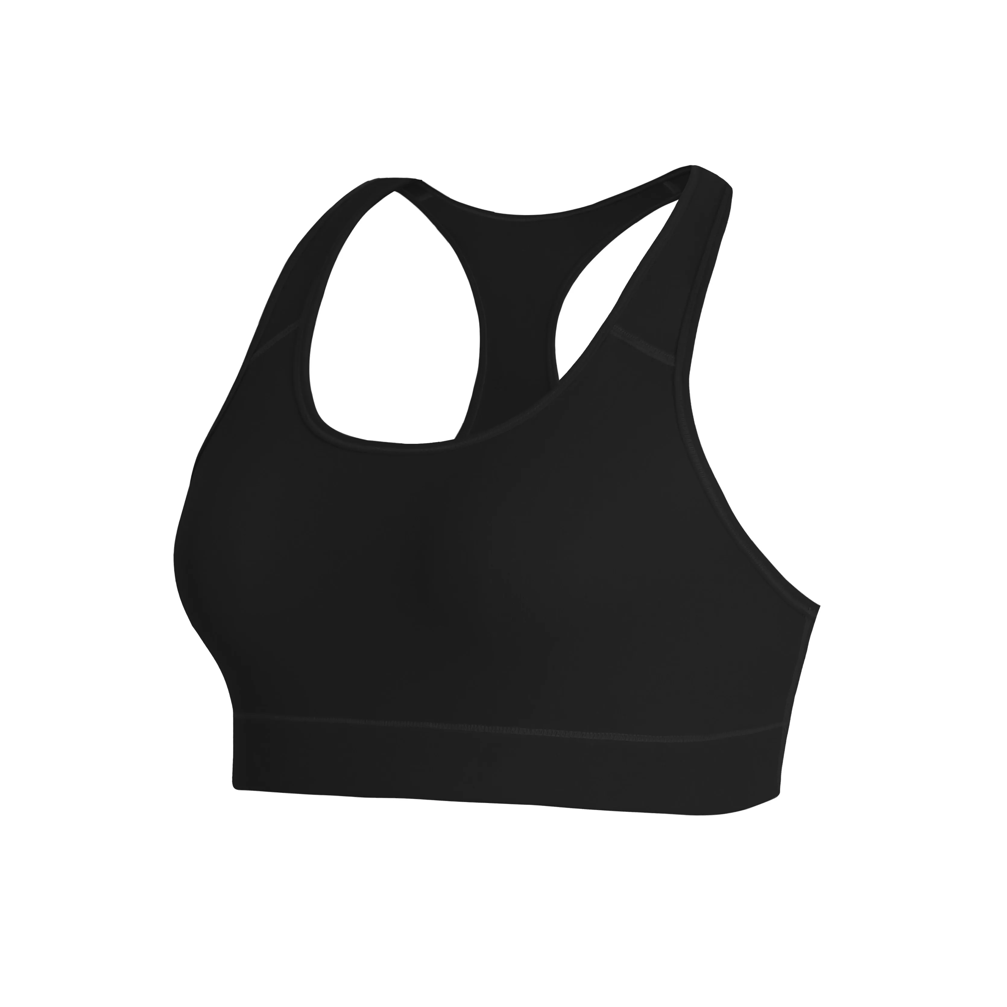 Compression Racerback Sports Bras black ins_Jogging