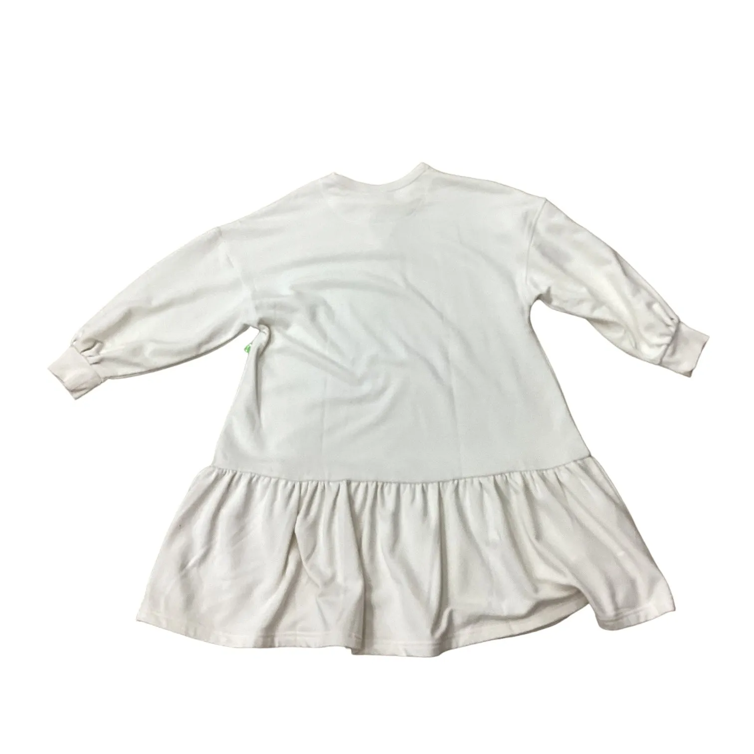 Cream Dress Casual Short H&m, Size S