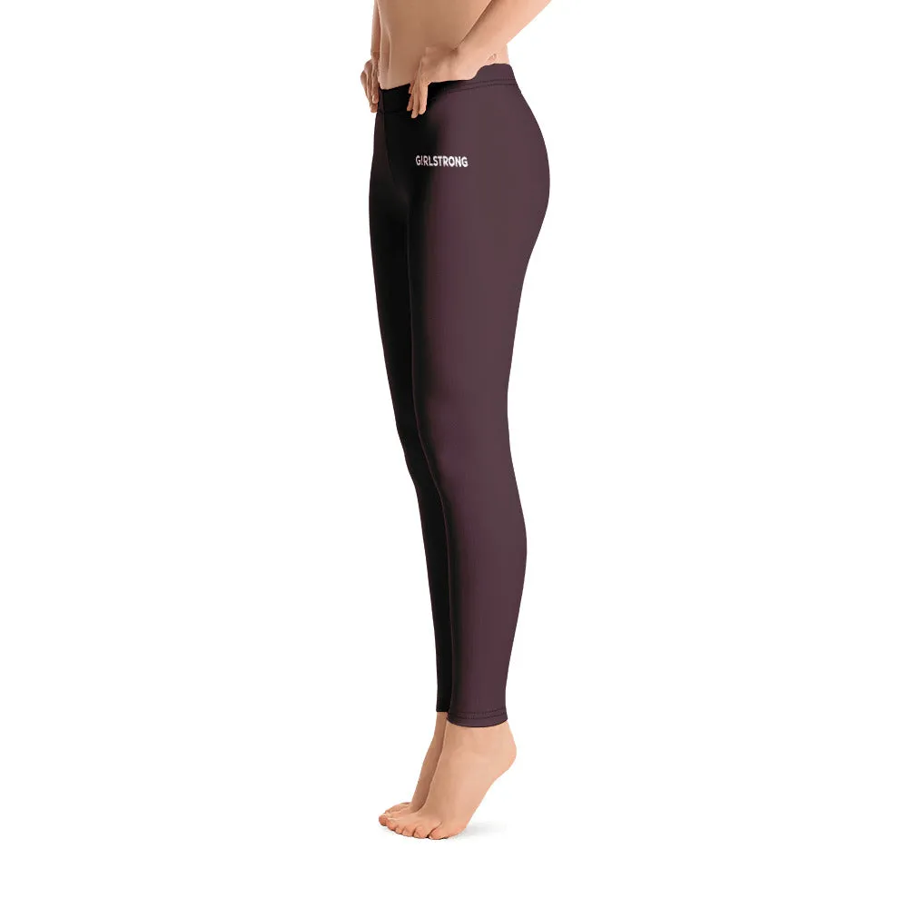 ELEVATED ESSENTIALS, SLIM AND SCULPT LEGGING CABERNET