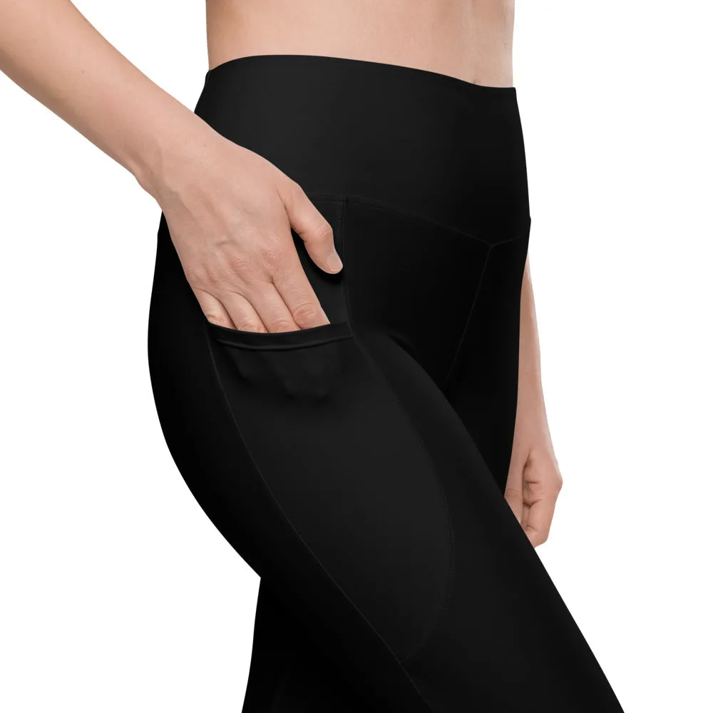 ELEVATED ESSENTIALS, THE PERFECT SIDE POCKET LEGGING BLACK