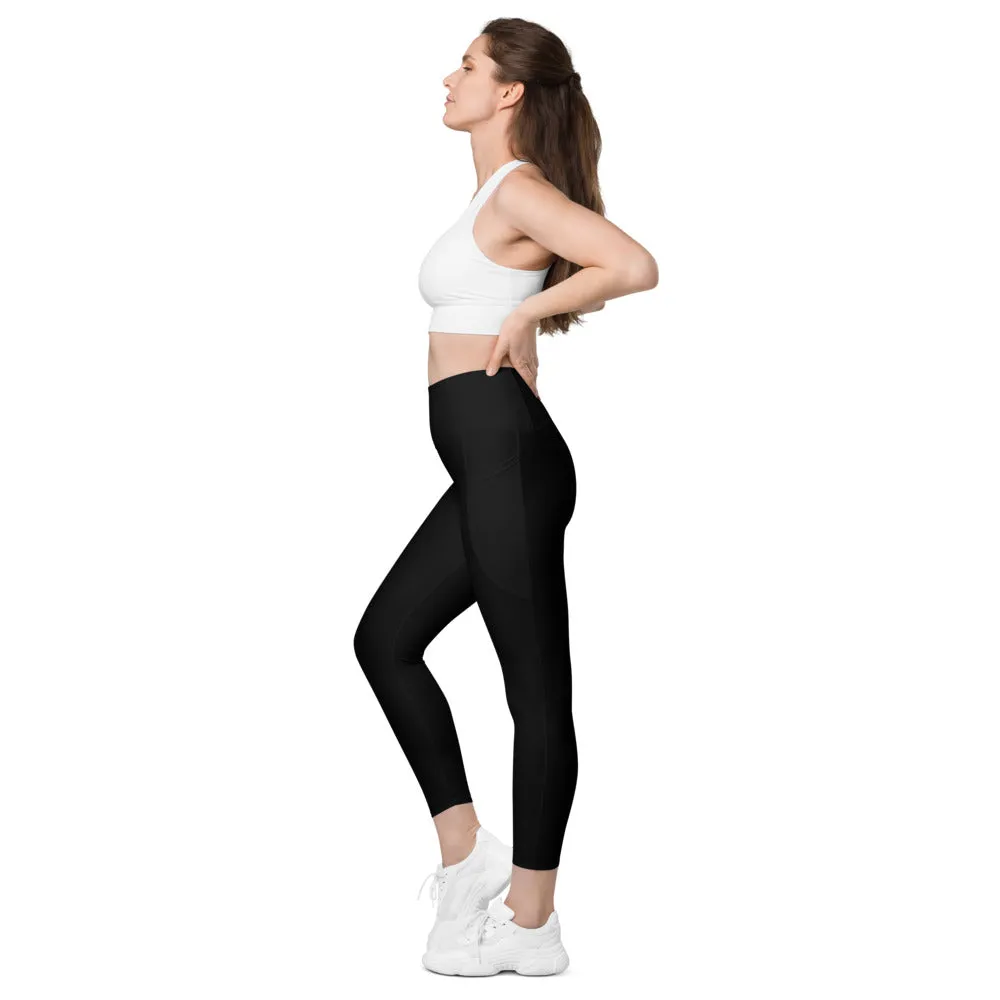 ELEVATED ESSENTIALS, THE PERFECT SIDE POCKET LEGGING BLACK