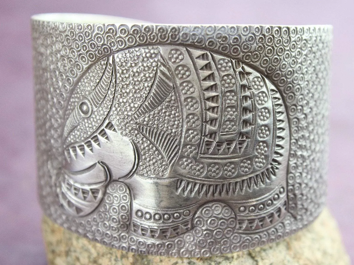 Exquisite Elephant Cuff Bracelet