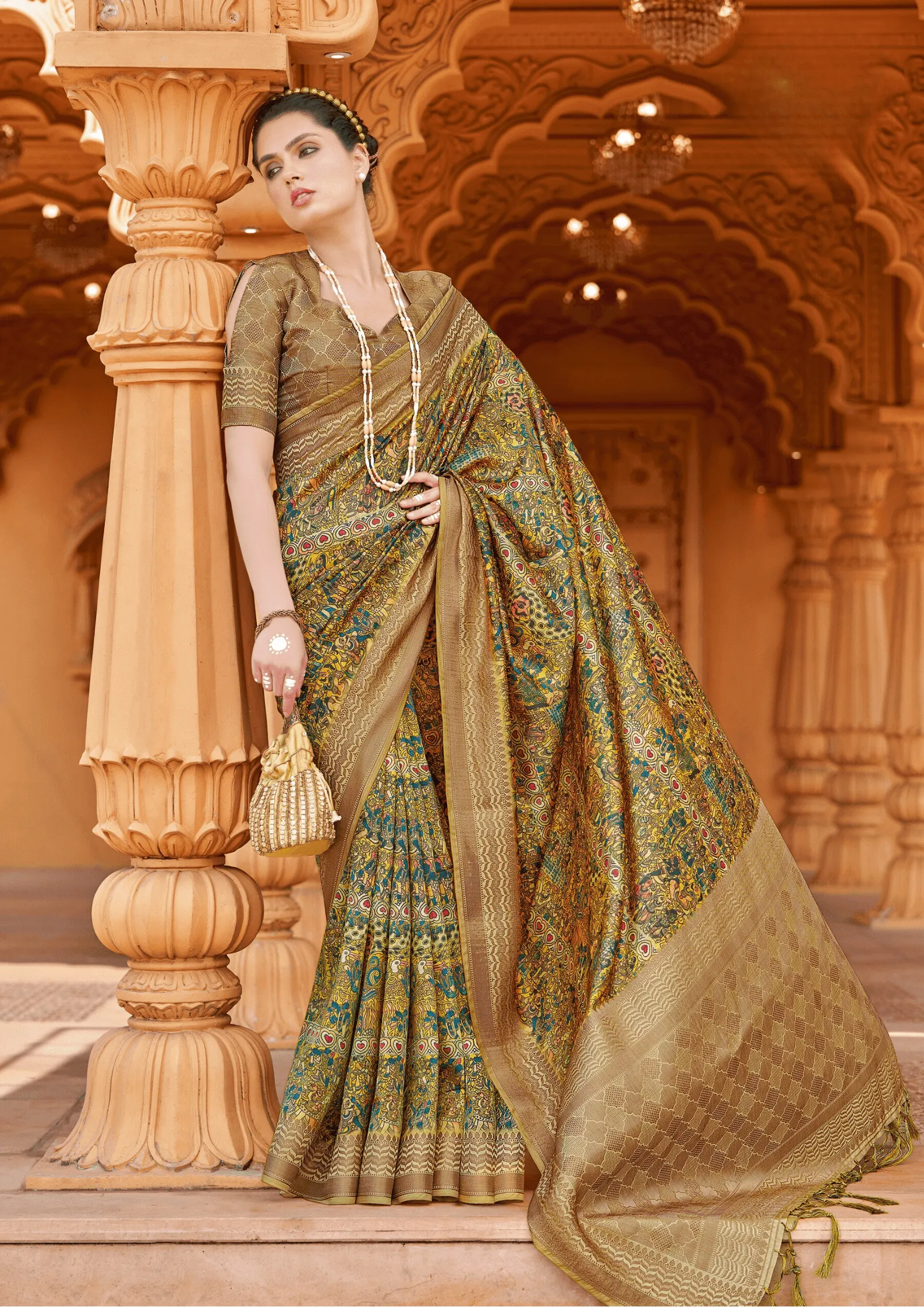 Exquisite Printed Designer Saree