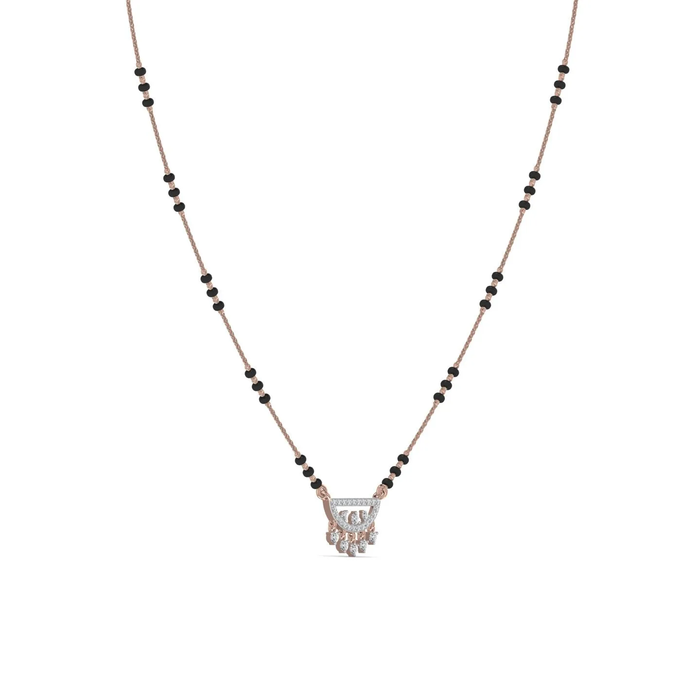 Exquisite Silver Mangalsutra