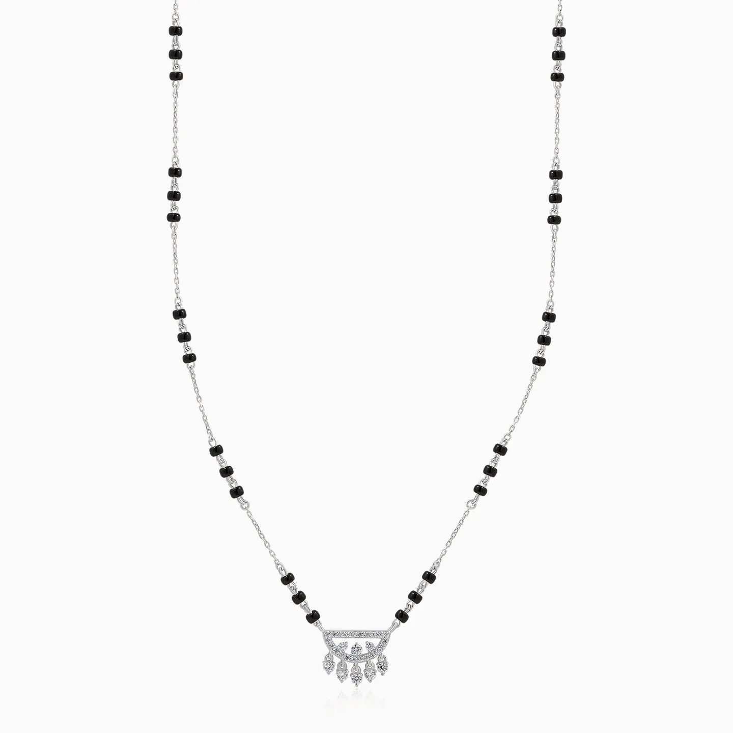 Exquisite Silver Mangalsutra