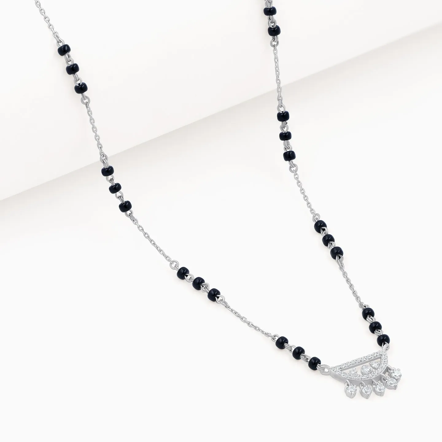 Exquisite Silver Mangalsutra