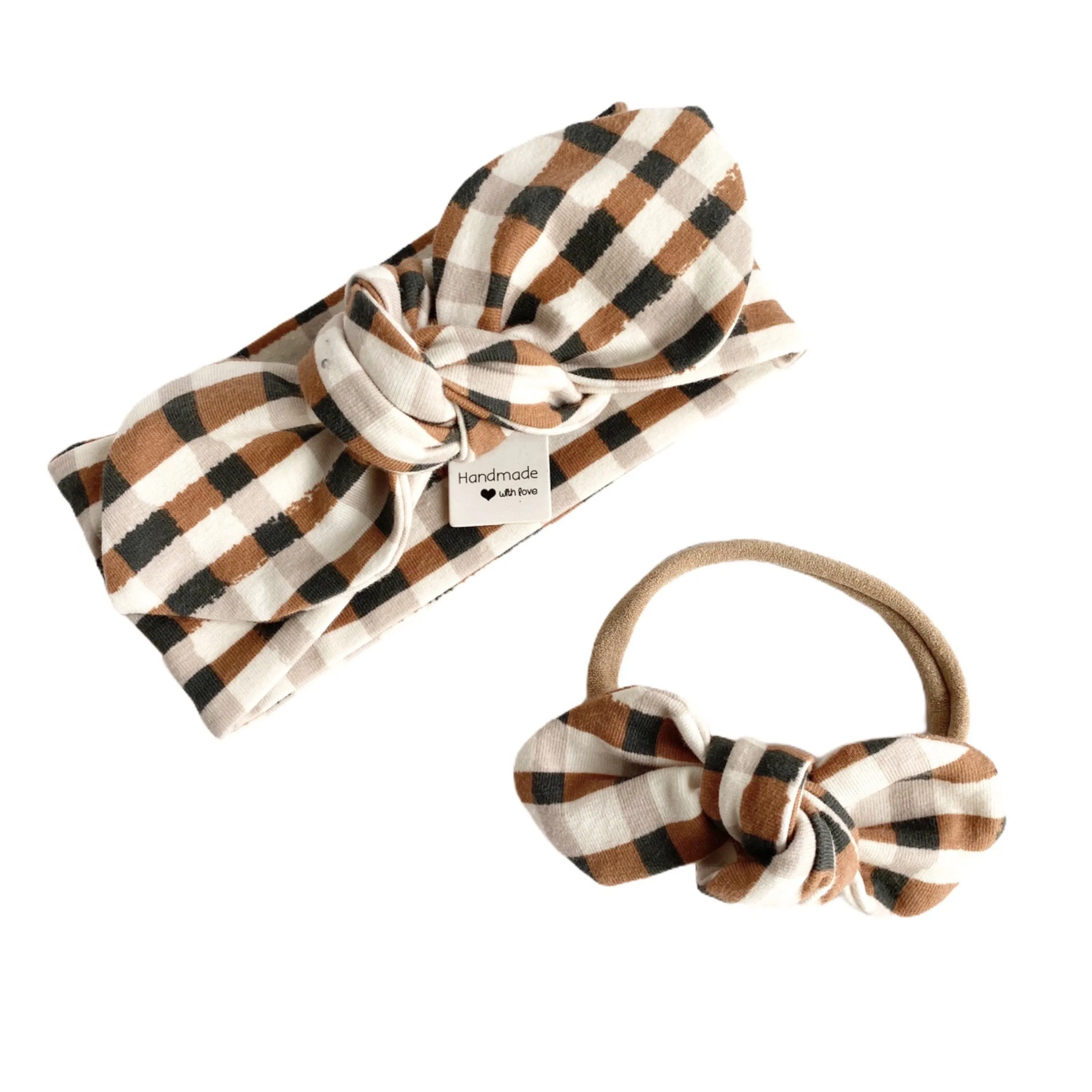 Fall Gingham Leggings and/or Headbands