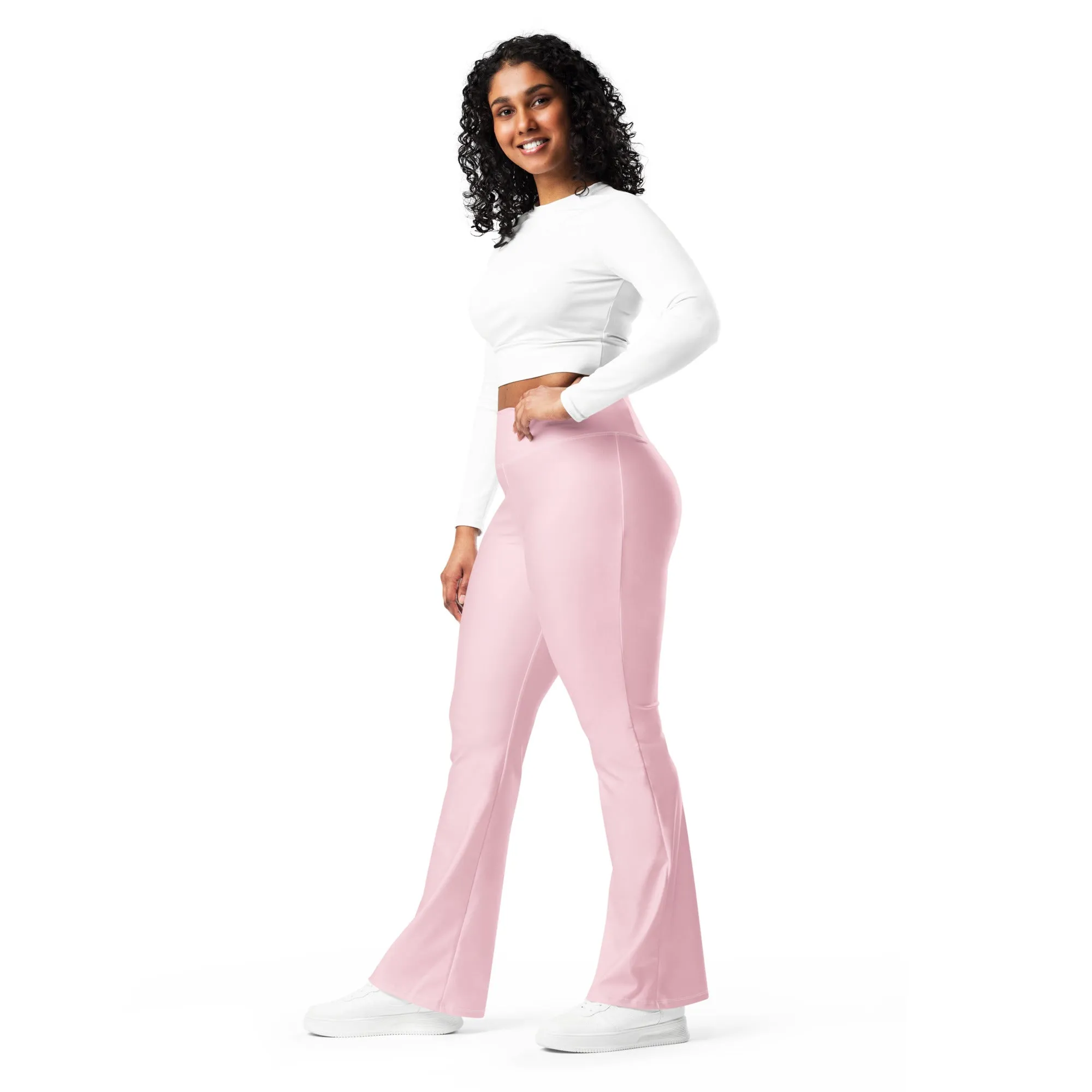 Flare Leggings Pink Shimmer, lioness-love