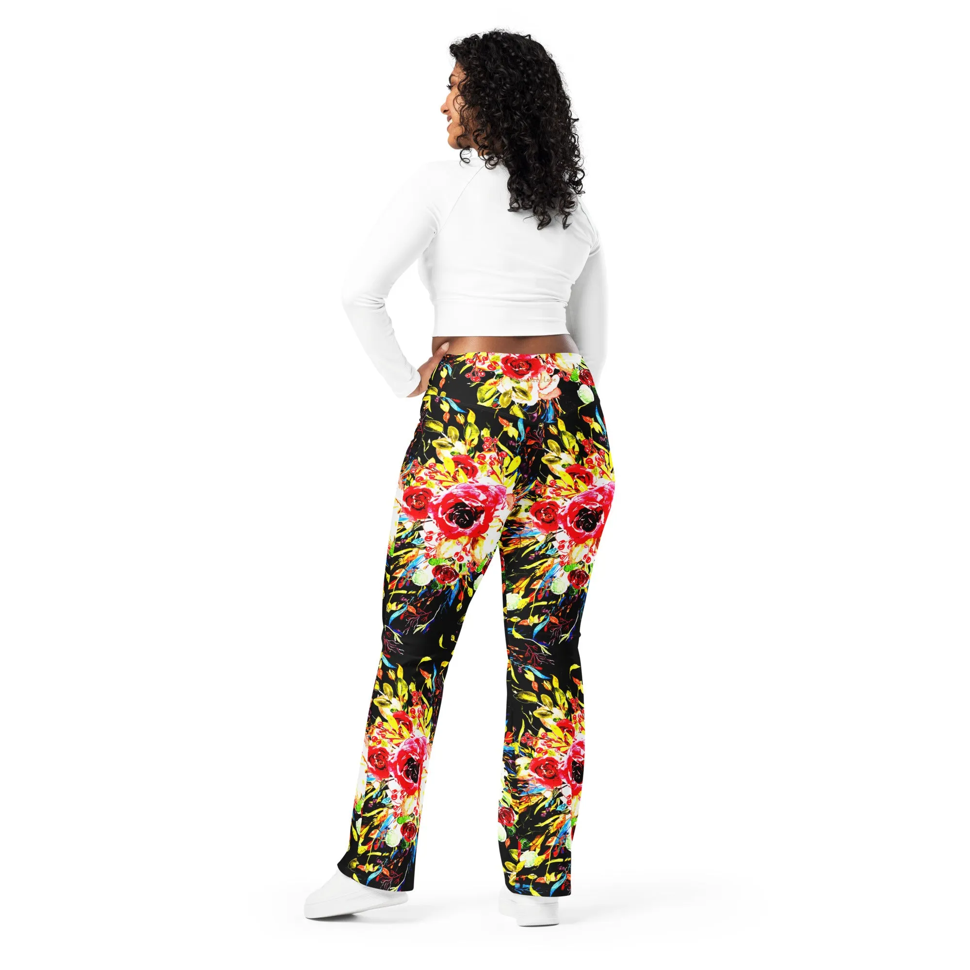 Floral Flare leggings