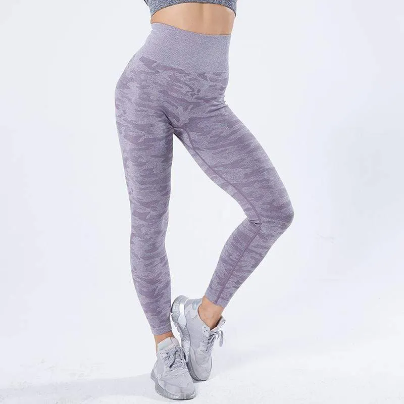 Full Camo High Waist Fitness Leggings