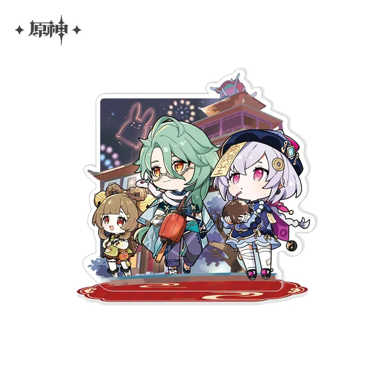 Genshin Impact - The Exquisite Night Chimes Serier Chibi Mini Badge & Acrylic Stand miHoYo