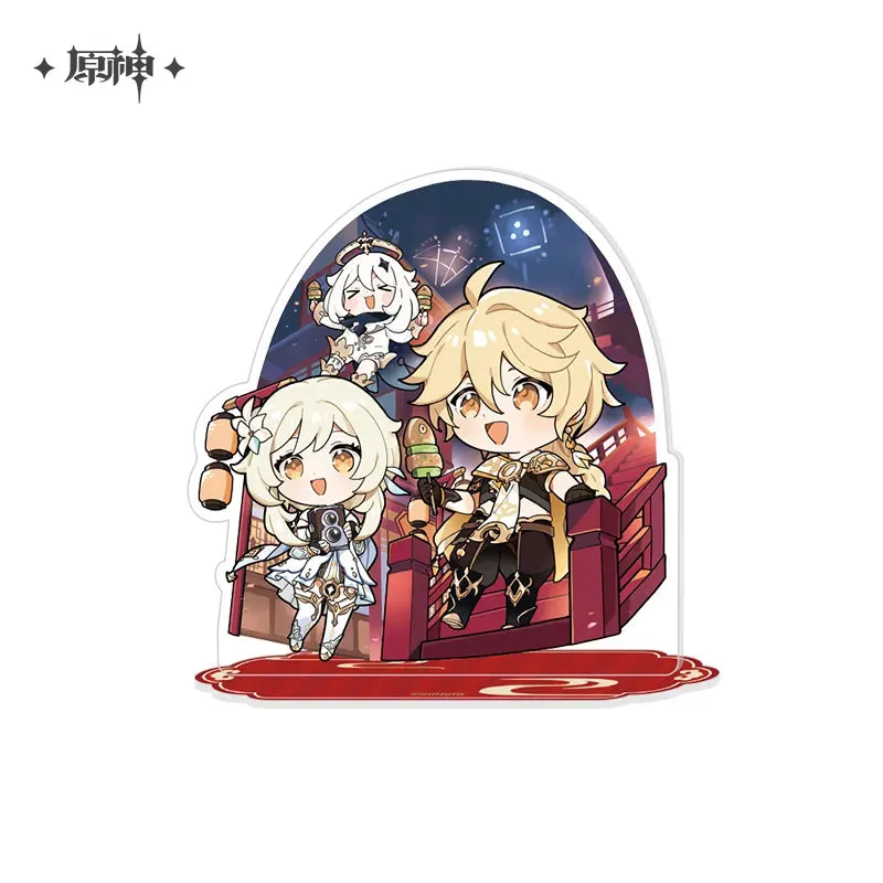 Genshin Impact - The Exquisite Night Chimes Serier Chibi Mini Badge & Acrylic Stand miHoYo