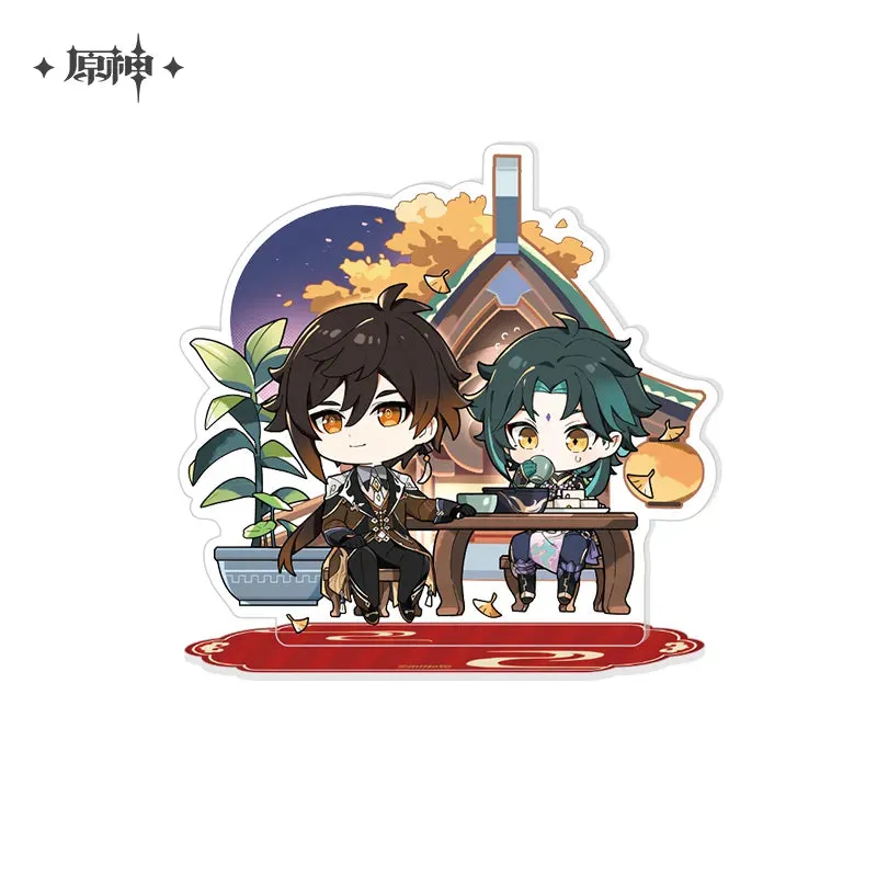 Genshin Impact - The Exquisite Night Chimes Serier Chibi Mini Badge & Acrylic Stand miHoYo