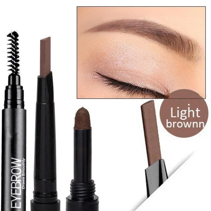 Glamza 3-in-1 Smooth Stereo Eyebrow Pen – Precision, Convenience, and Versatility