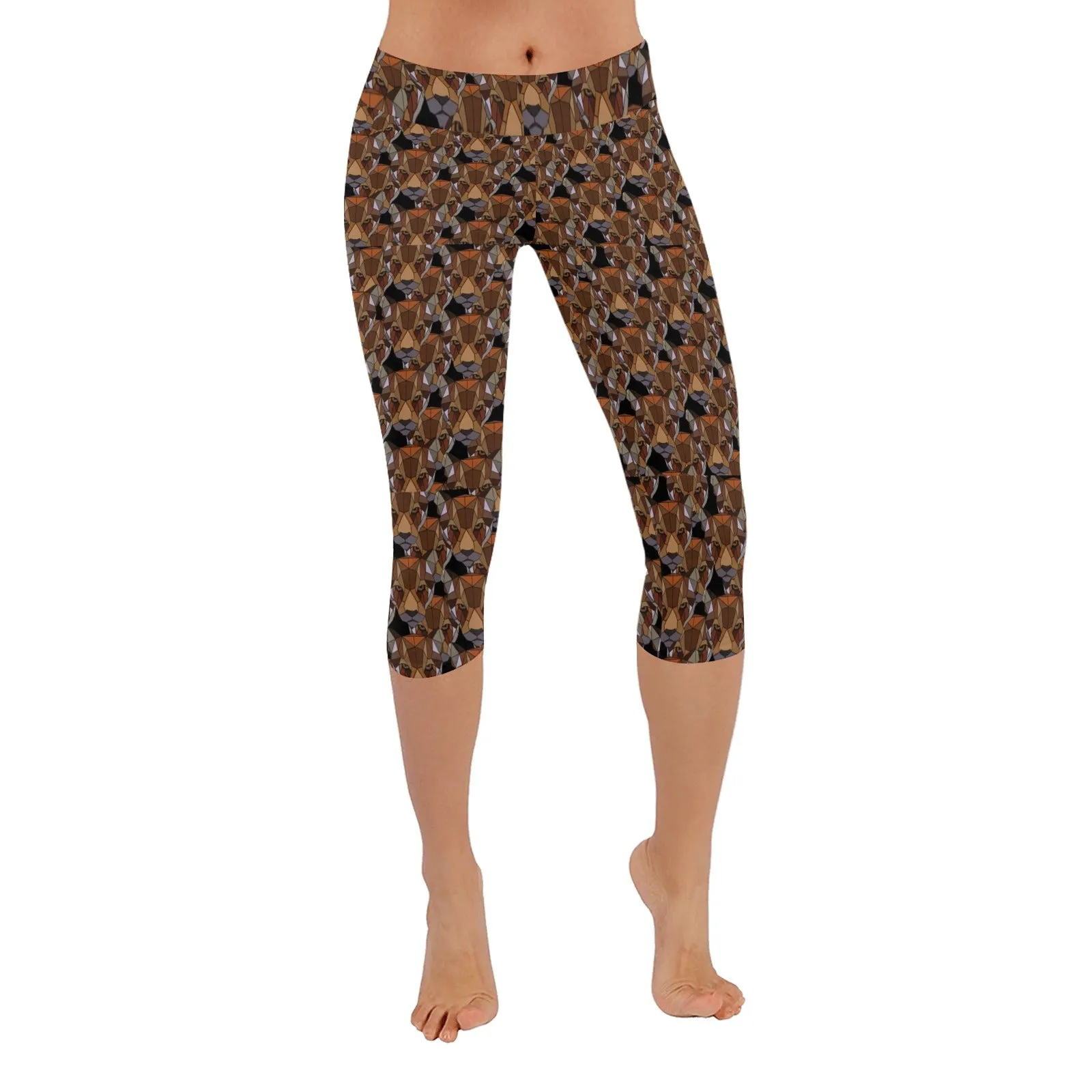 Graphic Panthers Capril Leggings up to 5 XL