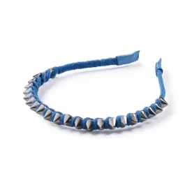 Halo Luxe Hazel Knit Rivet Headband - Royal