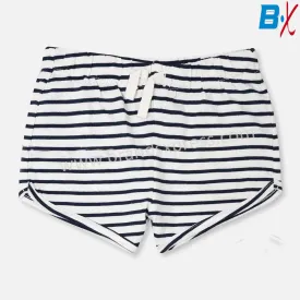 H&M Blue & White Stripes Girls Shorts 11157